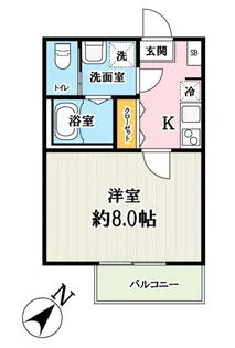 キャメル上福岡A【2階】の間取り