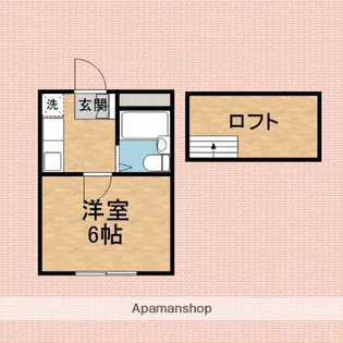 プラザ ド ジュール【102号室】の間取り
