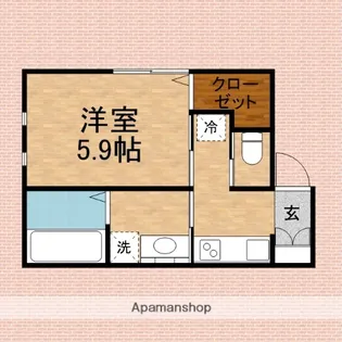 ふじみアプリコット・ガーデンⅡ【1階】の間取り