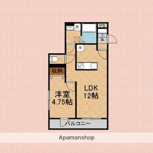 BELLISSIMO25【2階】の間取り