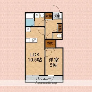 BELLISSIMO25【2階】の間取り