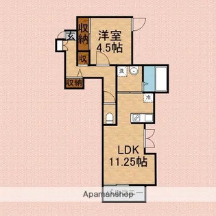 BELLISSIMO25【3階】の間取り