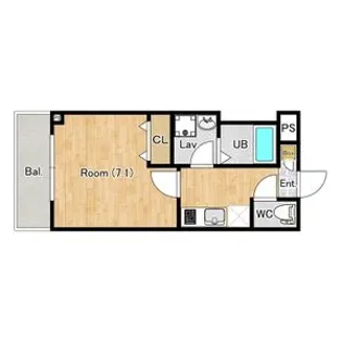 ジーメゾン川越リシェルナ【1階】の間取り