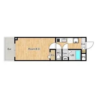 ジーメゾン川越リシェルナ【2階】の間取り