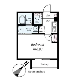 GRADUS新河岸Ⅱ【2階】の間取り
