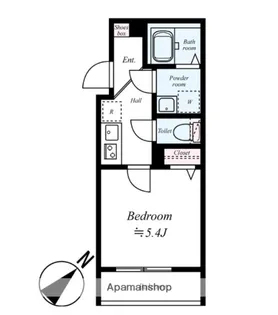 GRADUS新河岸Ⅱ【3階】の間取り
