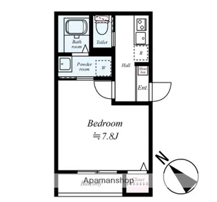 GRADUS新河岸Ⅱ【1階】の間取り