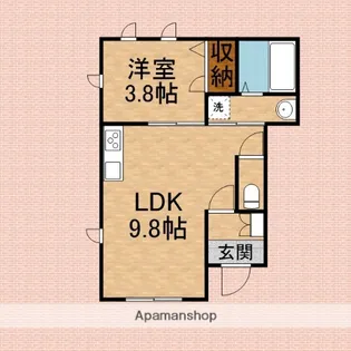 ハイムデポ【103号室】の間取り