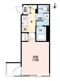 カーサCOEDO【1階】の間取り