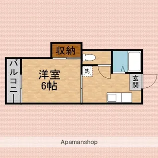 寿ハイツ【203号室】の間取り