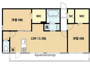 プレシアンス・マキⅣ【3階】の間取り