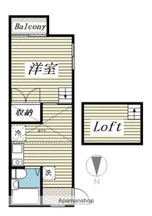 アサカグリーンヒル【2階】の間取り