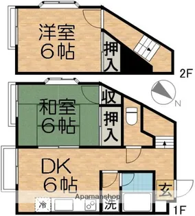 柏の杜ハイツ【1階】の間取り