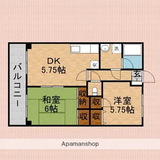 アルスールふじみ野【1階】の間取り