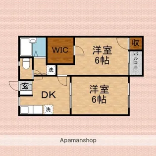 サンシェール【205号室】の間取り