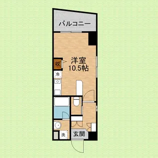 サンマリー鶴瀬【403号室】の間取り
