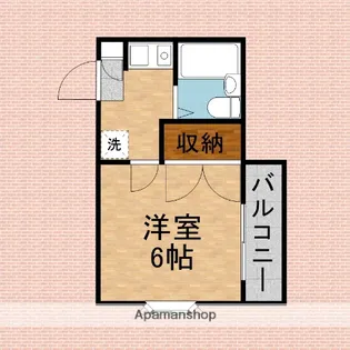 Sコーポ【106号室】の間取り