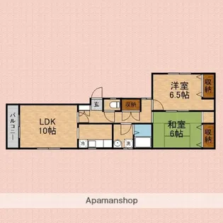 アースヒルズ【2階】の間取り