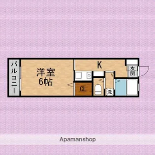 ファブール志木1【3階】の間取り