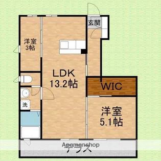 アレグリア【1階】の間取り