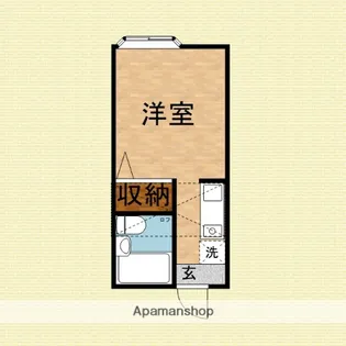 ウッディ志木【1階】の間取り
