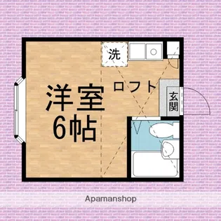 ベルメゾン東久保【1階】の間取り