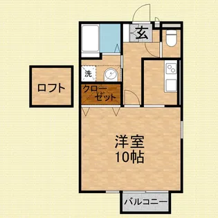 アメジストセージ【2階】の間取り