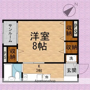 リエスふじみ野北野【3階】の間取り