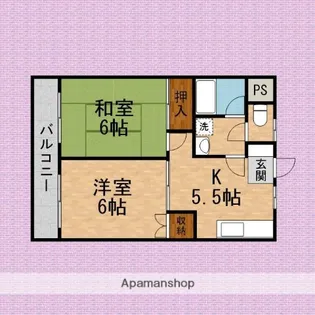 ドルフみずほ台【3階】の間取り