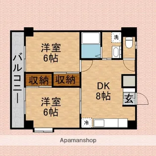 アークメゾン【503号室】の間取り