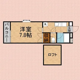 エクセレンスみずほ台D楝【201号室】の間取り