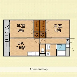 エレガンスライム【3階】の間取り