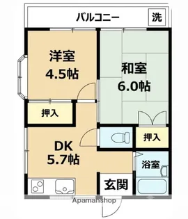 シャルマンコーポ【2階】の間取り