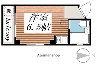 ヴィラ北野【1階】の間取り