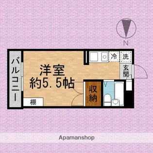 ベルアベニュー志木【1階】の間取り