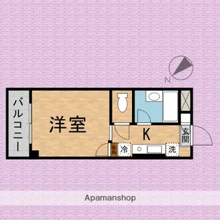 ミヤケンビル【3階】の間取り