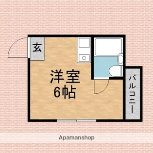 コーポサンフラワー【2階】の間取り