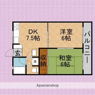 ユーウインク【2階】の間取り