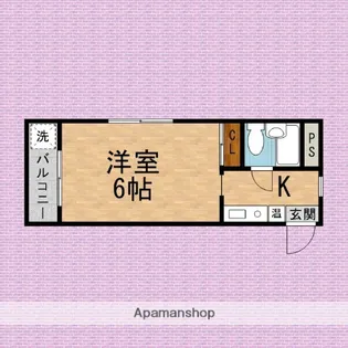 パールピア上福岡【1階】の間取り