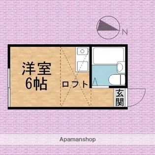 ウィンド上福岡【2階】の間取り