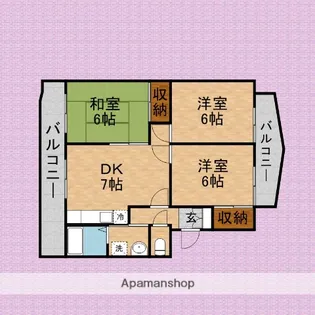 ガーデンハイツシグマ1【2階】の間取り