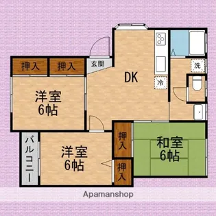 レジデンス川上【2階】の間取り