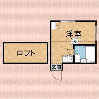 秀明館【202号室】の間取り