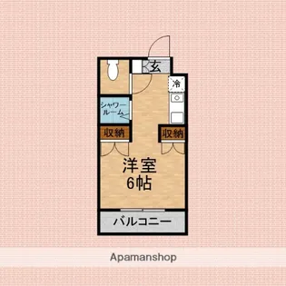 東和プラザA館【5階】の間取り