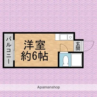 東和プラザA館【6階】の間取り