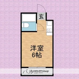 東和プラザA館【6階】の間取り