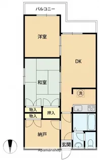 エスポワール古家【2階】の間取り
