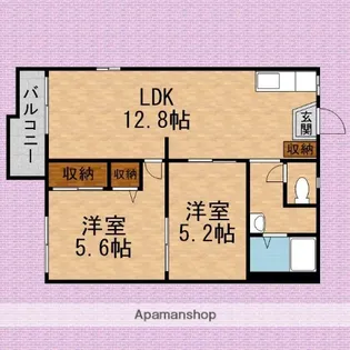 グリーンハイム【1階】の間取り