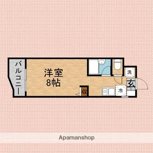 クレセールふじみ野Ⅱ【1階】の間取り