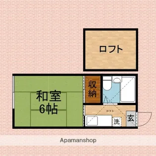 セゾンハイム【202号室】の間取り